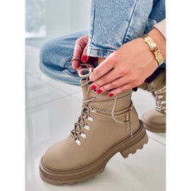 PA1 Hudson Apricot Trapper-Stiefel beige 2