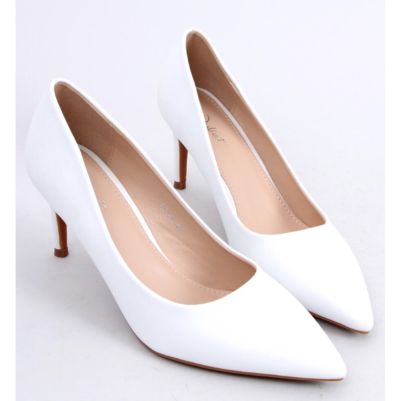 PA1 Shannon White klassische Absätze weiß 1