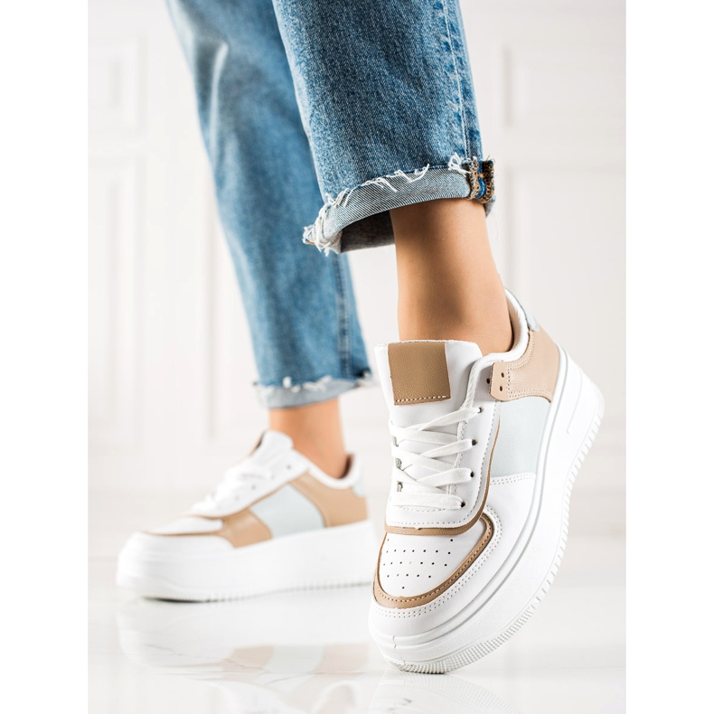 TRENDI Modische Sneakers auf breiter Plattform mehrfarbig 2