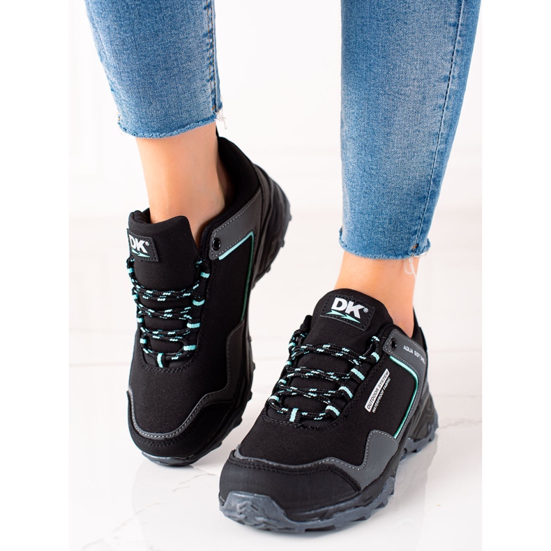 DK Schwarze Trekkingschuhe grau 1
