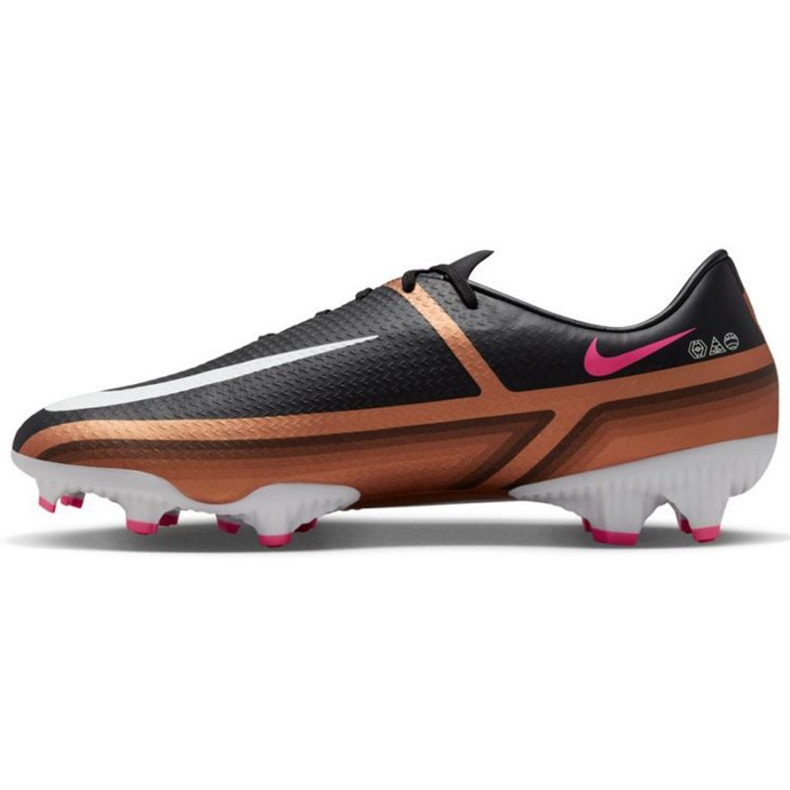 Fußballschuhe Nike Phantom GT2 Academy Qatar Dynamic Fit FG/MG M DR5961 810 braun, schwarz beige- und brauntöne 1