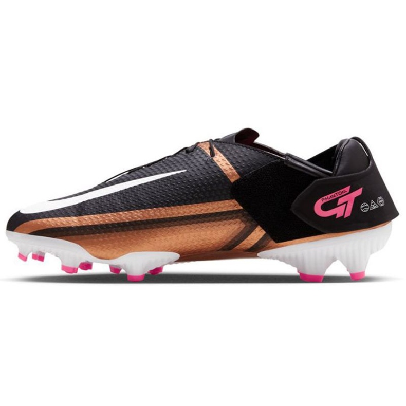Fußballschuhe Nike Phantom GT2 Academy Qatar FlyEase Fit FG/MG M DR5962 810 braun, schwarz beige- und brauntöne 1