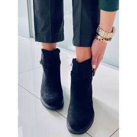 BM Aretha Schwarze Stiefel mit breitem Absatz 2