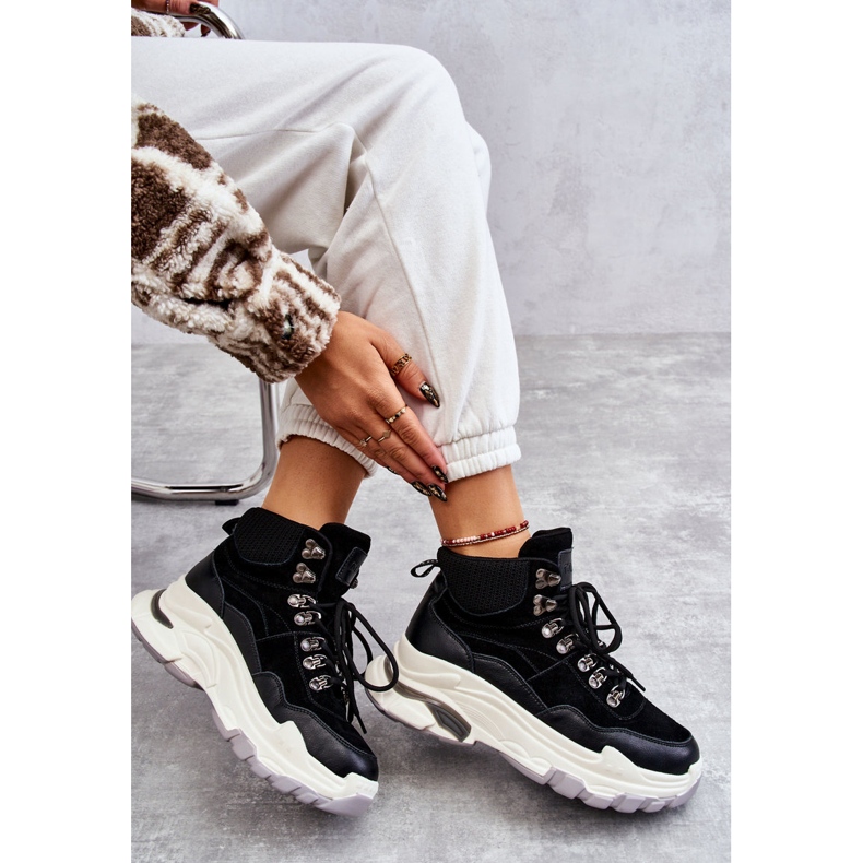 Hohe Sportschuhe für Damen GOE KK2N4098 Schwarz 2