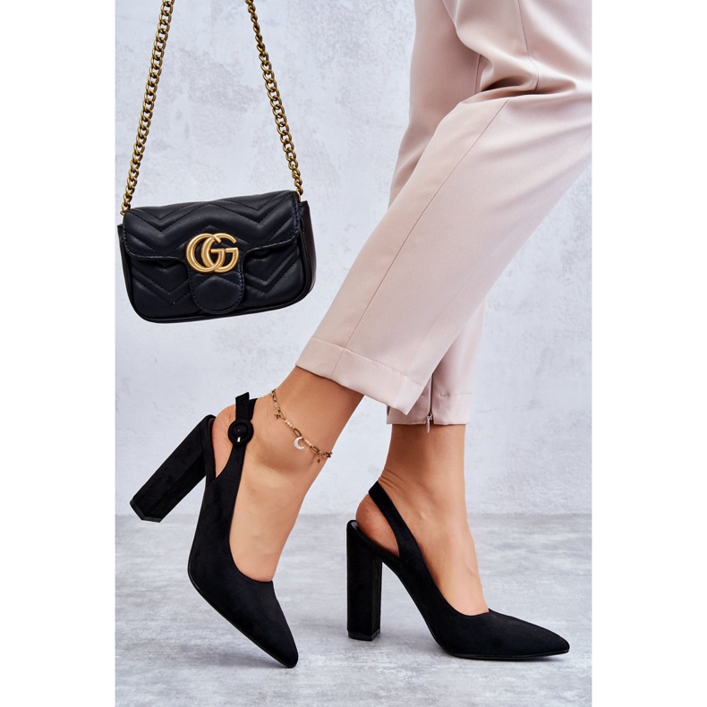 PA1 Pumps mit hohem Absatz Schwarz Alanza 2