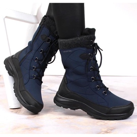 Wasserdichte isolierte Schneestiefel für Damen Marineblau DK 1