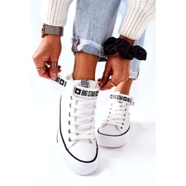 Hochisolierte Sneaker Big Star GG274027 Weiß 4