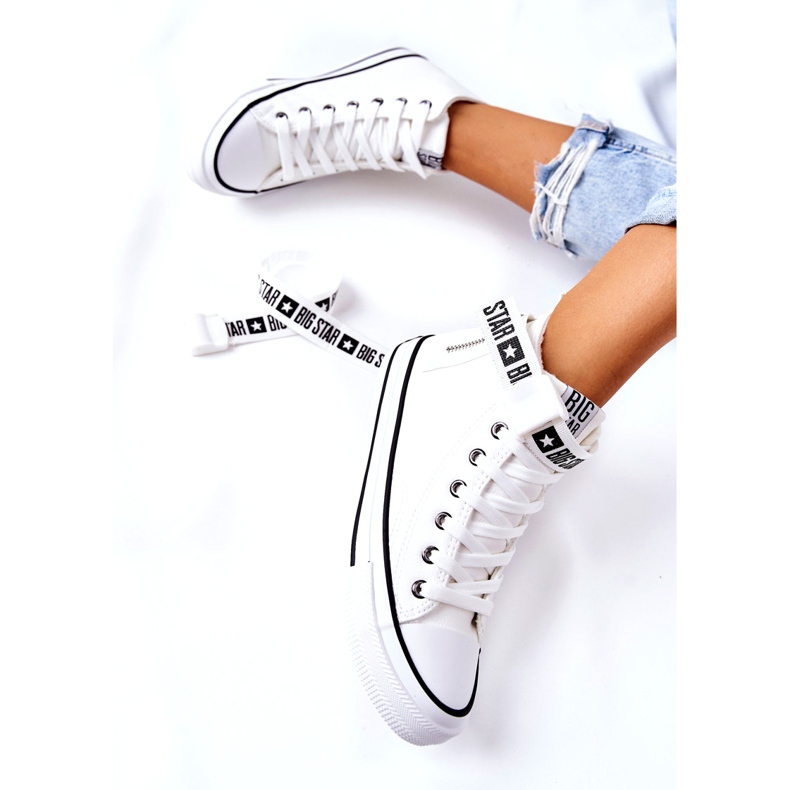 Hochisolierte Sneaker Big Star GG274027 Weiß 2