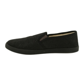 Sabatina Slip-On-Sneakers schwarz Glitzer DMC-15 1