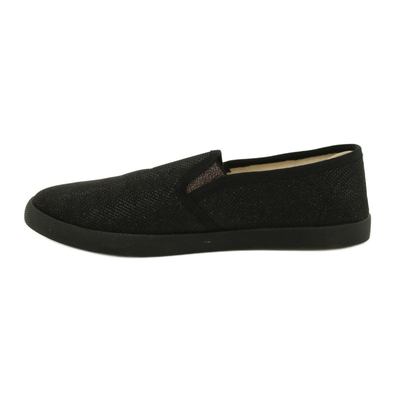 Sabatina Slip-On-Sneakers schwarz Glitzer DMC-15 1