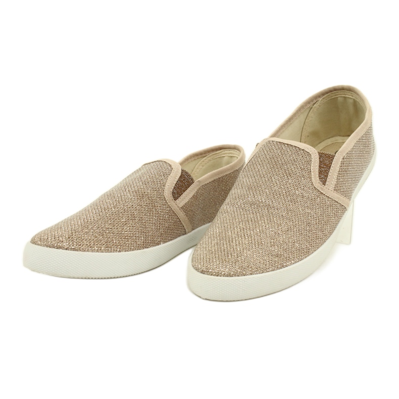 Sabatina DMC-15 goldene Slip-On-Sneakers 2