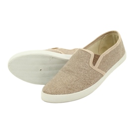 Sabatina DMC-15 goldene Slip-On-Sneakers 3