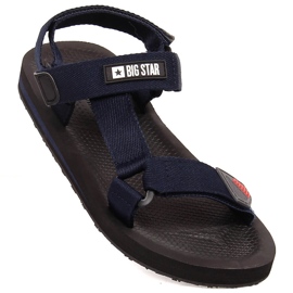Big Star DD174718 Marineblaue Herren-Sportsandalen mit Klettverschluss 1