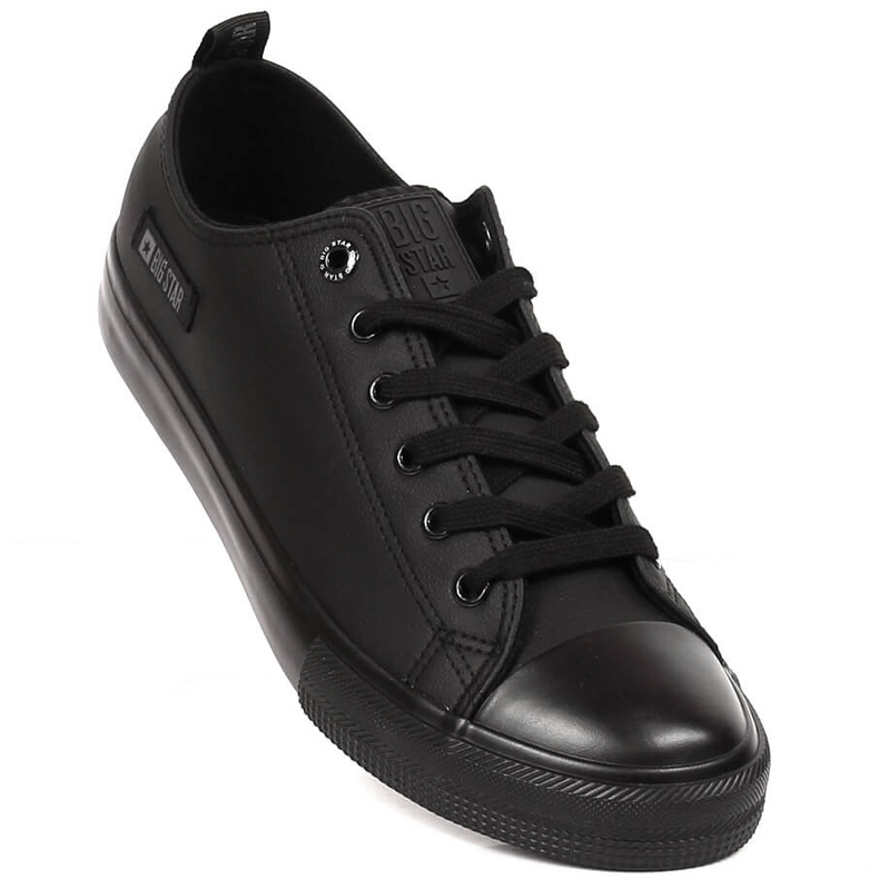 Herren-Sneaker aus schwarzem Kunstleder Big Star KK174009 1