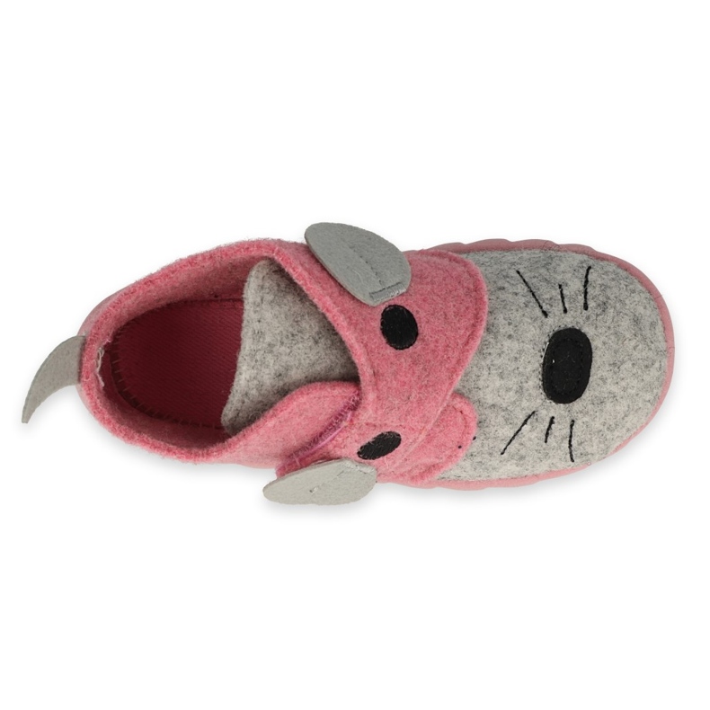 Befado Kinderschuhe 526P104 rosa grau 3