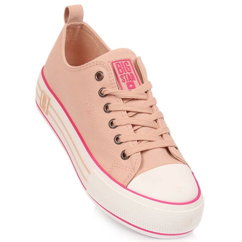 Schuhe, Turnschuhe Big Star W LL274181 INT1823B rosa 1