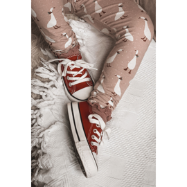 Rote Filemon Classic Sneakers für Kinder 1