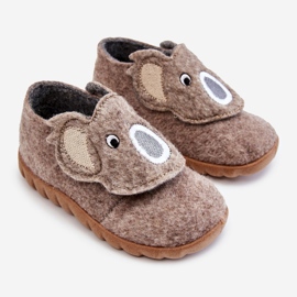 BEFADO S.A. Kinderhausschuhe Befado Koala 620P002 Beige braun 1