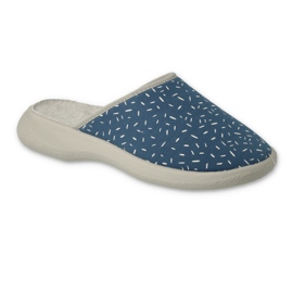 Befado farbige Damenschuhe 019D129 blau 1