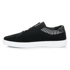 Ideal Shoes Textil-Sneaker für Damen schwarz 1