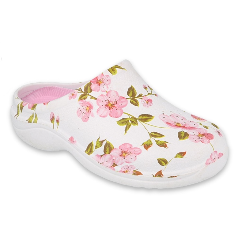 Befado Damenschuhe - Blume 1 weiß / rosa 154D101 1