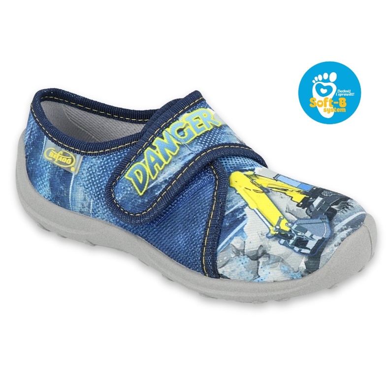 Befado Kinderschuhe 560X149 blau grau 1