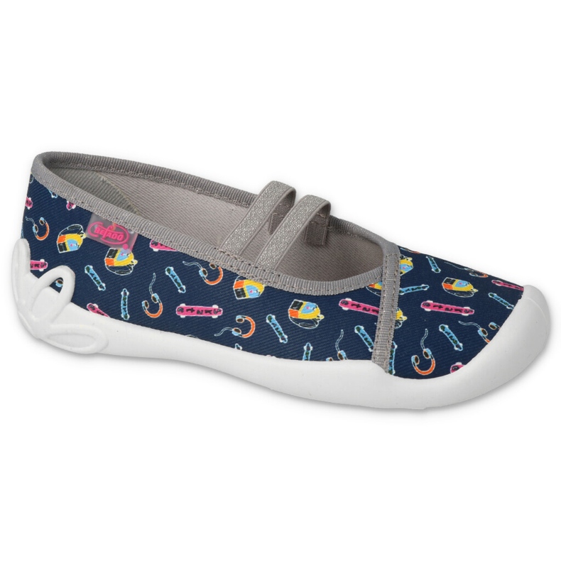 Befado Kinderschuhe 116Y313 navy blau mehrfarbig 2