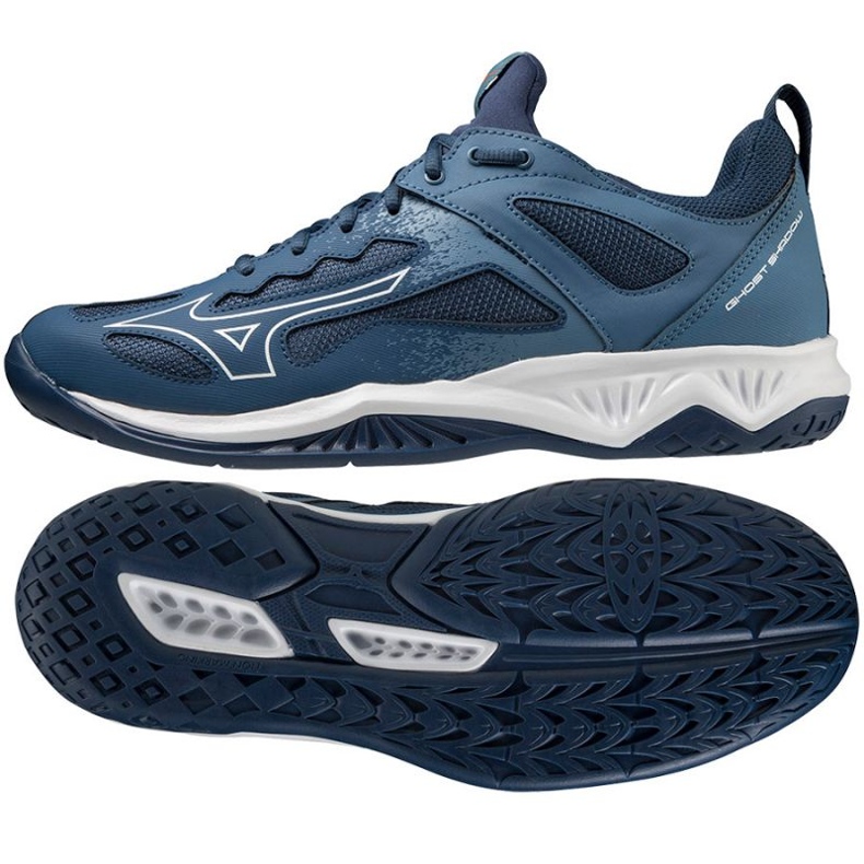 Mizuno Ghost Shadow X1GA218021 Handballschuhe blau blau 1