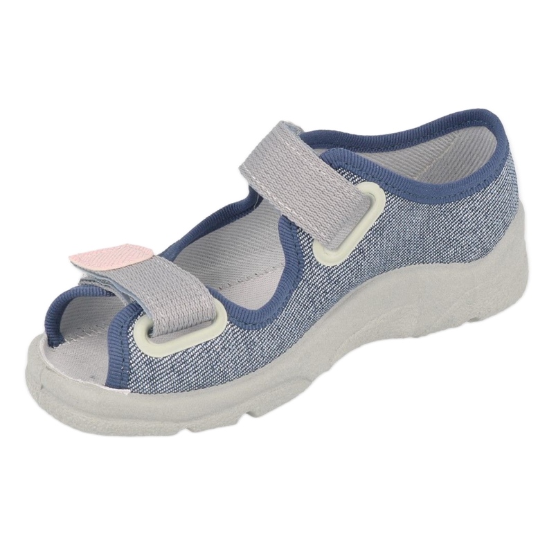 Befado Kindersandalen mit Klettverschluss 969X167 blaugrau 1