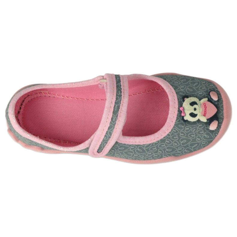 Befado Kinderschuhe 114X506 rosa grau 2
