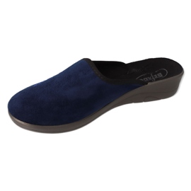 Befado Damen-Pu-Hausschuhe 552D017 Marineblau 2