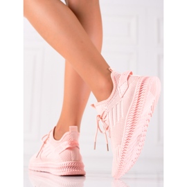 Sweet Shoes Sportschuhe aus rosa Textil 1