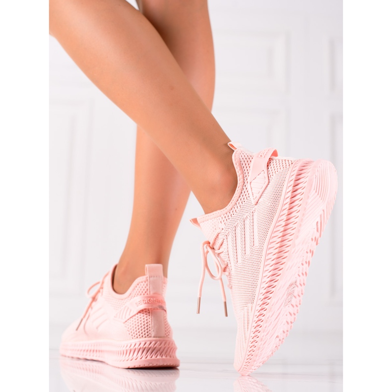 Sweet Shoes Sportschuhe aus rosa Textil 1