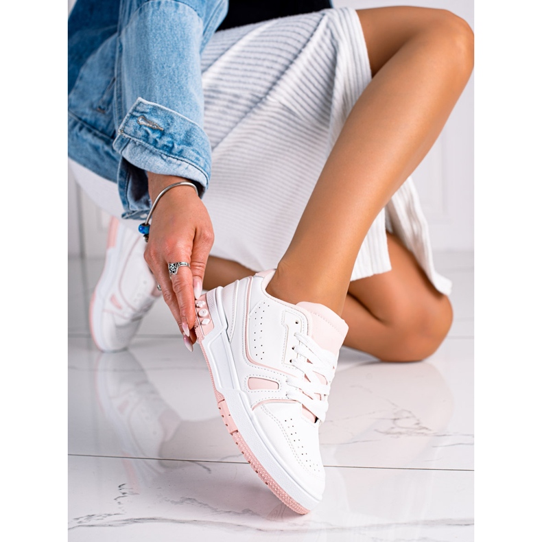 SHELOVET Modische Sportschuhe weiß 1