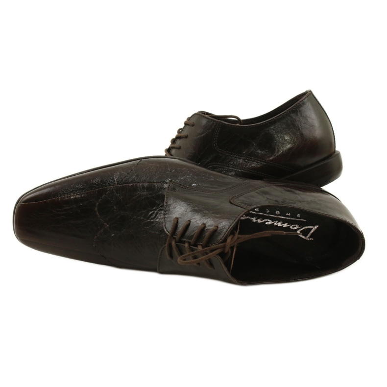 Herren formelle Schuhe 1063 Brown Domeno braun 4