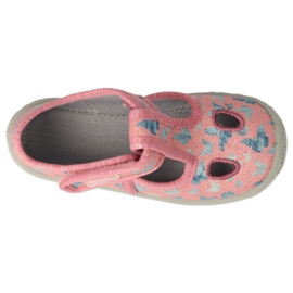 Befado Kinderschuhe 533P022 rosa silber- 1