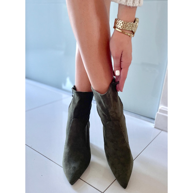 PA1 Wildlederstiefel mit Absatz von Natalie Green grün 1