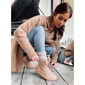 Isolierte Schneestiefel für Damen Busted Khaki beige 1