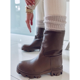 PA1 Stiefel mit geradem Obermaterial Bunton Army Green braun khaki 1