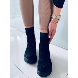 PA1 Roanna Schwarze Sockenstiefel 1