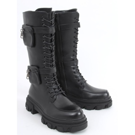 Asot Schwarze Stiefel mit Beutel 5