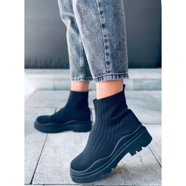 PA1 Silva SCHWARZE + SCHWARZE Söckchenschuhe 1