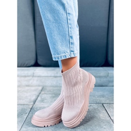 PA1 Silva NUDE + NUDE Söckchen beige rosa 1