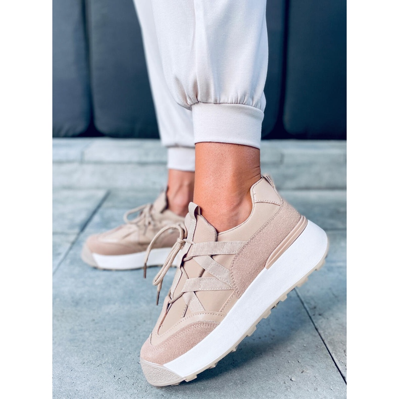 PA1 Ting Khaki-Trainer beige 1