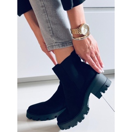 Ragga Schwarze hochhackige Stiefeletten 2