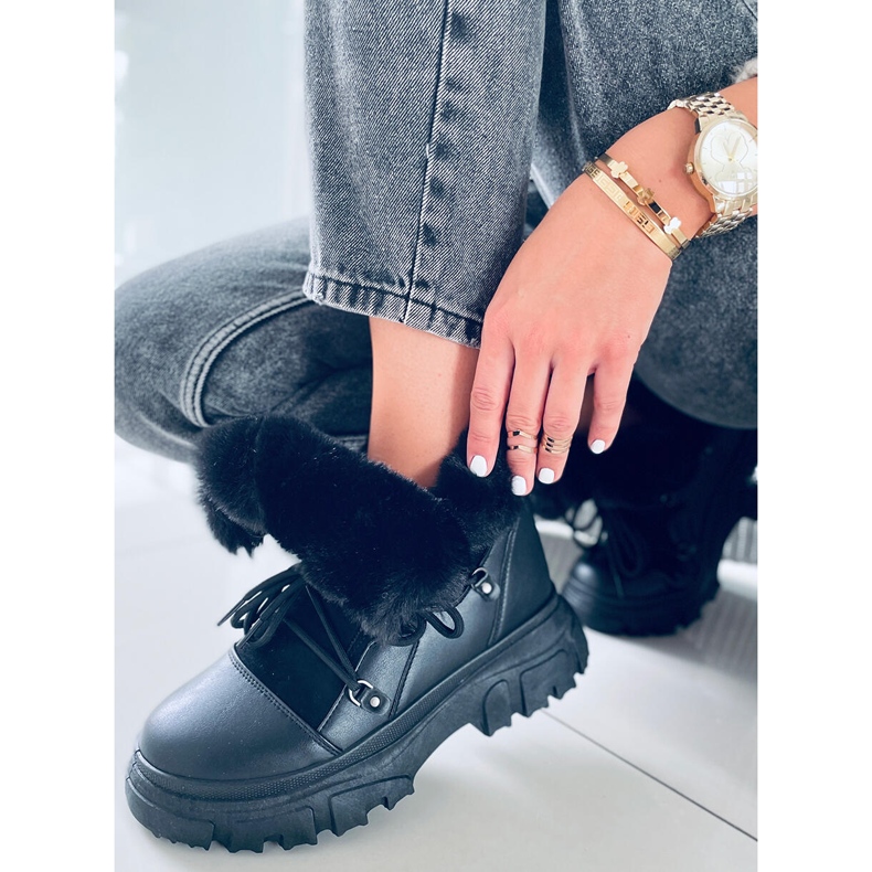 PA1 Jarl Black Schneestiefel für Damen schwarz 1