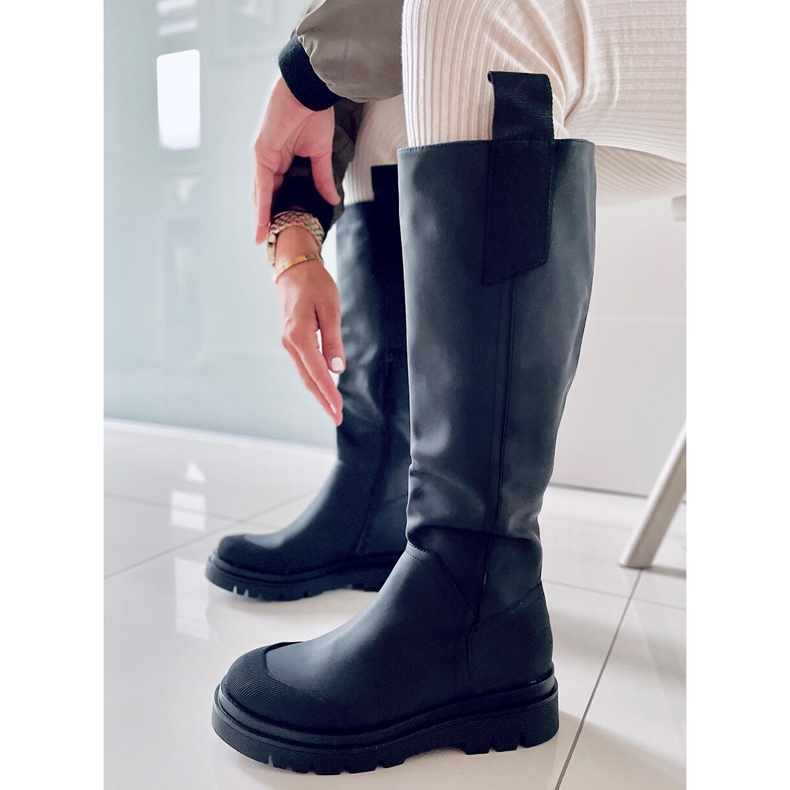 PA1 Gibbs Schwarze Reitstiefel für Damen 2