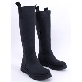 PA1 Gibbs Schwarze Reitstiefel für Damen 1
