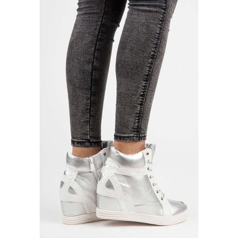 Vinceza Gebundene Stiefeletten grau 2