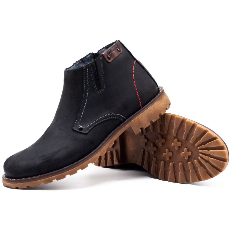 Olivier Herrenstiefel 815 Schwarze Lederschuhe 2